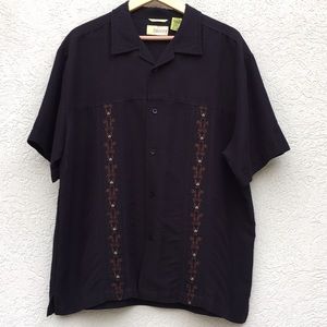 Cubavera cabana shirt XL black